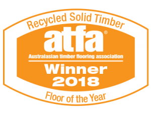 ATFA 2018 Winners Logo for Recycled Solid Timber