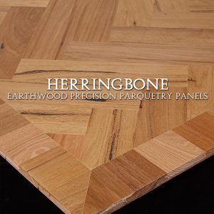 Parquetry Panel, Herringbone Design